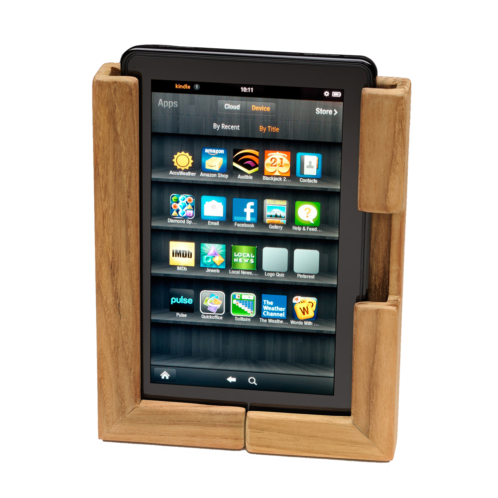 Whitecap Teak Adjustable Tablet Rack - New York City Sailor